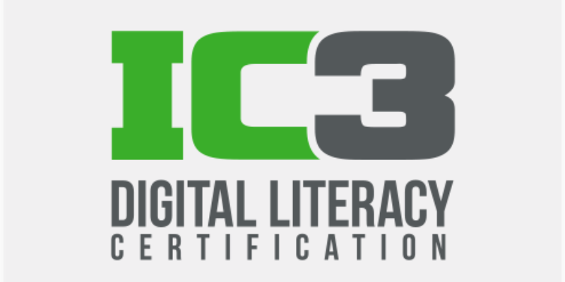 IC3 Digital Literacy Exam Voucher + Practice Test Bundle